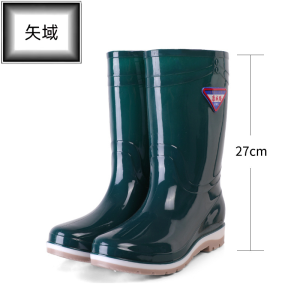 矢域男士防水雨靴防滑耐磨加绒保暖户外工作靴轻便透气时尚设计