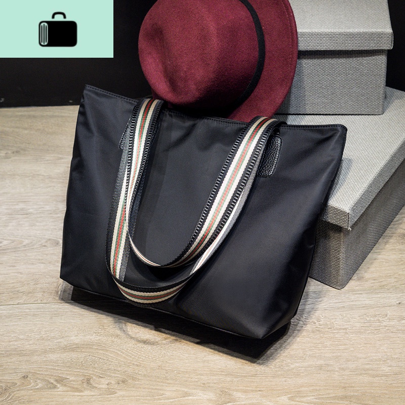 新款2020女包包妈咪尼龙包单肩防水牛津布手提包大容量帆布托特包NEW LAKE