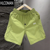 HLCOMAN夏季速干新款刺绣短裤男士韩版时尚舒适运动百搭沙滩裤五分裤