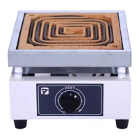 安诺克 电子调温万用电炉 单联2kw带炉盖 单位:套