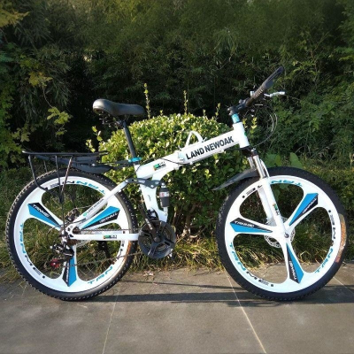 高档折叠山地自行车26寸24寸变速山地车越野公路车赛车学生轻单车