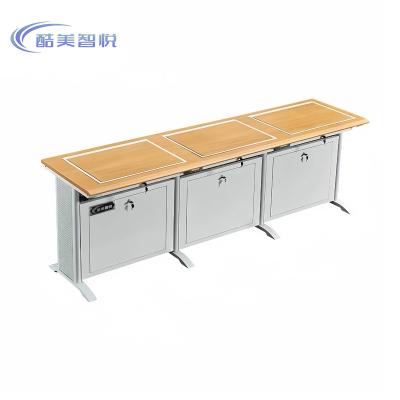 酷美智悦 电脑桌内置款三人位 KM-ZY007 张