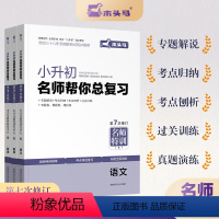 [全套3册]小升初总复习-语文+数学+英语 小学升初中 [正版]木头马小升初名师帮你总复习语文数学英语小升初必刷题人教版