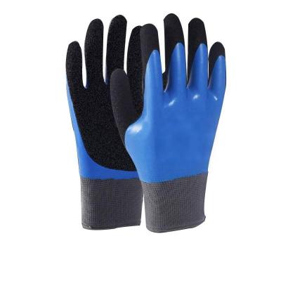 华夏京铁城 双面浸胶手套 均码 双