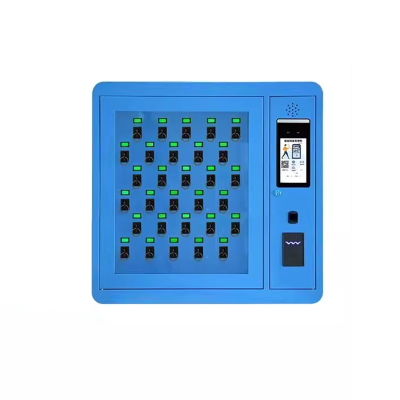 迅迈 挂壁式一30位 智能钥匙柜汽车钥匙管理柜RFID指纹刷卡钥匙存放盒钥匙箱保管箱子