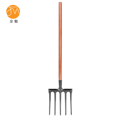 金魅 五齿钢叉 头+1.2米实木手柄 个
