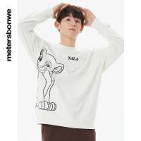 [1件3折价:69]美特斯邦威迪士尼狮子王联名卫衣男秋冬新款加绒套头衫