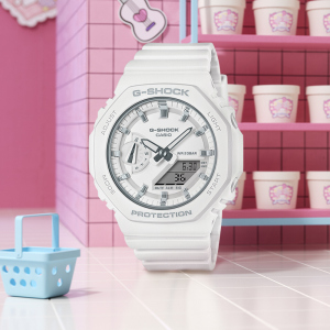 CASIO旗舰店卡西欧手表女g-shock新款生日送礼女士八角八王子小表盘运动防水学生电子石英表女GMA-S2100