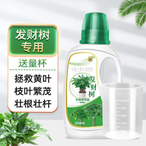 [补贴10%]发财树营养液肥料专用肥治叶子发黄掉叶烂根室内盆栽植物花肥通用