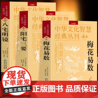 正版全3册 梅花易数+阳宅三要+八宅明镜详解版原文+解说中华文化智慧经典丛刊卷三四五术数入门易数精解阴阳五行地理风水布局