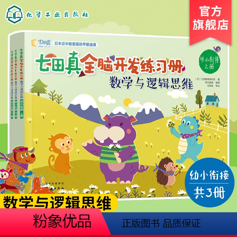 [正版]七田真全脑开发练习册 数学与逻辑思维 幼小衔接 拥有先进教育理念并且经过实践验证能够真实有效地提高孩子思维能
