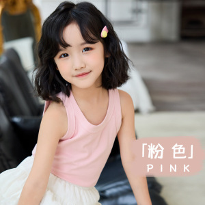 女童夏季外穿纯棉螺纹背心儿童糖果色清新夏装宝宝韩版童装上衣