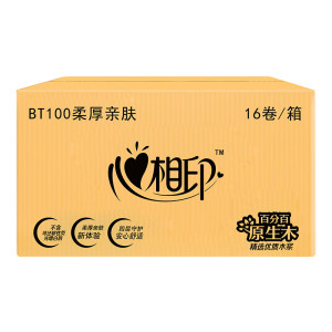 心相印 柔厚亲肤四层卷筒卫生纸 柔厚亲肤四层卷纸(16卷)BT100