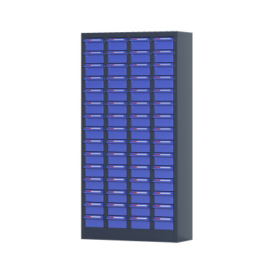 臻远 ZYLJG-W52 零件柜 60抽蓝色无门中号 611*220*1170