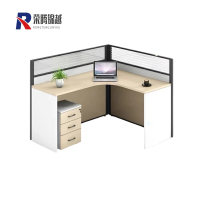 荣腾锦越 办公桌 屏风工位职员桌 1400*1400*1200mm 位