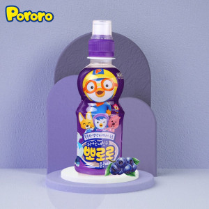 韩国原装进口 啵乐乐蓝莓味饮料235ml*5