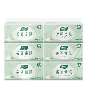 心相印6DT100(包装)云感柔韧亲肤三层塑装面巾纸6包*1提