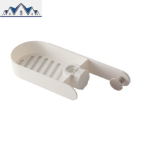 水龙头置物架收纳免打孔水沥水架海绵挂篮可调节厨房用品 三维工匠