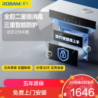 老板(Robam)[星辰系列]消毒柜嵌入式105L大容量预约臭氧+紫外消毒碗柜XB703A