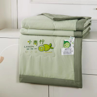 唐纳家纺 柔肤水洗棉夏被-小青柠/绿 150*200CM- TN-SQ25025
