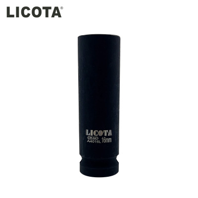 力可达(LICOTA)1/2六角公制风动长套筒16mm A4016L 个