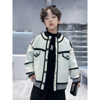 男童毛衣开衫新款韩范儿童针织衫冬季加厚中大童初冬外套痞帅