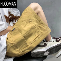 HLCOMAN日系工装短裤男夏季休闲马裤宽松胖子大码大裤衩中裤潮牌五分裤子