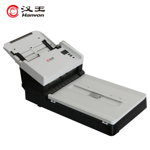 汉王(Hanvon)HW-7260国产扫描仪高速馈纸式+平板双平台A4幅面 彩色双面连续进纸60ppm/120ipm
