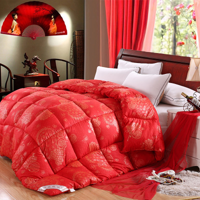 结婚红色被子