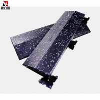 康力强健身房橡胶地垫收边条 多彩地垫系列安装配件安装加固卡扣