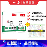 [套装2册]作文+语法 初中通用 [正版]2024初中英语满分作文初中作文素材高分范文精选初一初二初三作文速用模板七八九