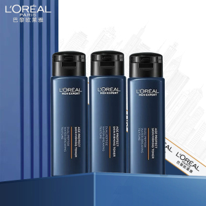 欧莱雅男士青春肌源紧致爽肤水玻色因淡纹补水保湿护肤品生日礼物中样旅行装