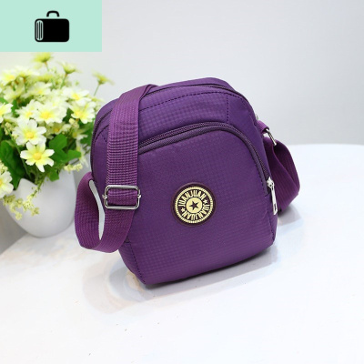 妈妈女包单肩斜挎包中老年人妇女士斜跨帆布小包包软皮老人斜背包NEWLAKE女士单肩包