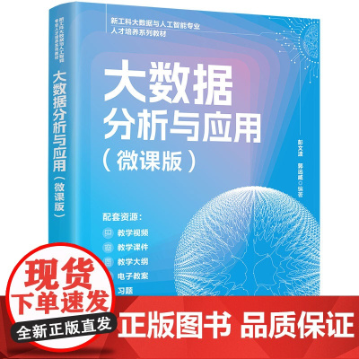 [正版新书]大数据分析与应用(微课版) 彭文波、郭远威 清华大学出版社 大数据可视化