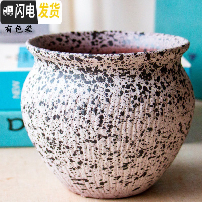 三维工匠法师老桩多肉花盆高透气粗陶多肉植物花盆器紫砂陶瓷大号陶罐批发 HP1815 大花盆容器