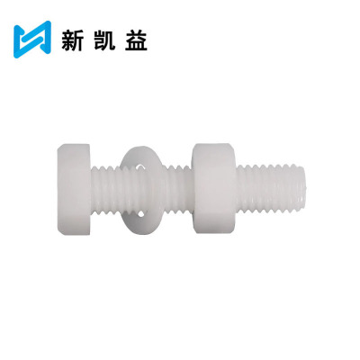 新凯益 尼龙外六角螺栓 M12*30 套