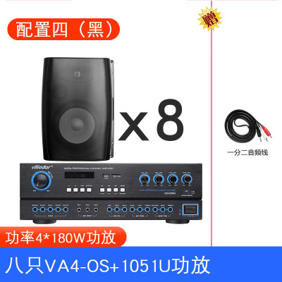 Hivi/惠威VA4-OS定阻壁挂音箱挂壁喇叭广播会议室背景音乐配置四