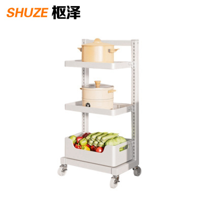 枢泽 落地置物架 二板一筐 个