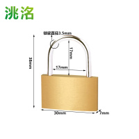 洮洺 锁 30mm短梁 把