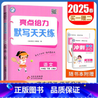 [正版]2025亮点给力默写天天练 六年级下册语文人教版 6年级下小学生单元复习自主检测 字词专项复习期末真题优化卷 课