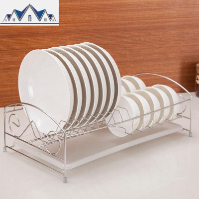 304不锈钢碗架沥水架厨房置物架碗碟收纳架晾放碗筷架子用品用具 三维工匠