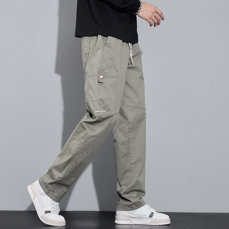 JEEP SPIRIT秋季男士工装裤宽松多口袋质感美式高街男直筒裤