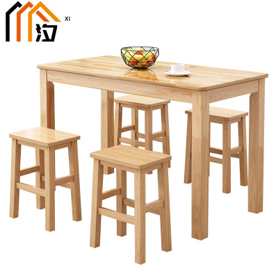 汐餐桌1米桌+4凳套