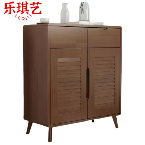 乐琪艺 实木鞋柜 80cm 个