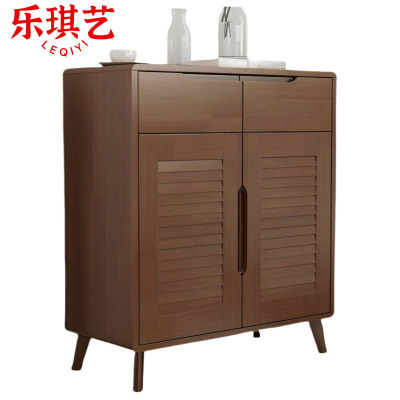 乐琪艺 实木鞋柜 80cm 个