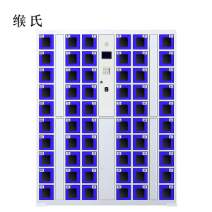 缑氏智能手机柜存放柜充电柜存包柜储物柜60门充电透明款