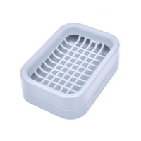 家柏饰(CORATED)欧式双层沥水皂盒 可拆卸塑料香皂盒卫生间 放肥皂盒浴室手工皂盒