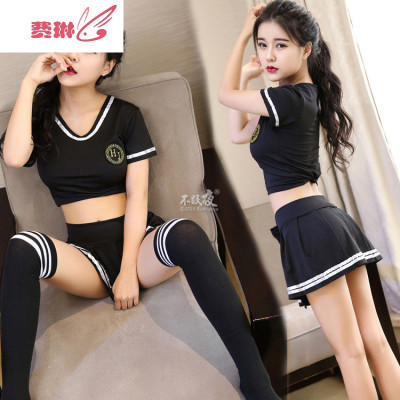 情趣内衣性感服装骚学生惑床上角色扮套装超骚免脱费琳