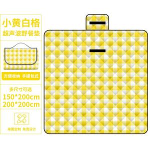 超声波野餐垫防潮垫户外露营防水草坪帐篷野餐布便携加厚地垫批发