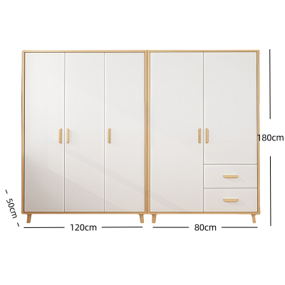 铭思沃木质衣柜2m套